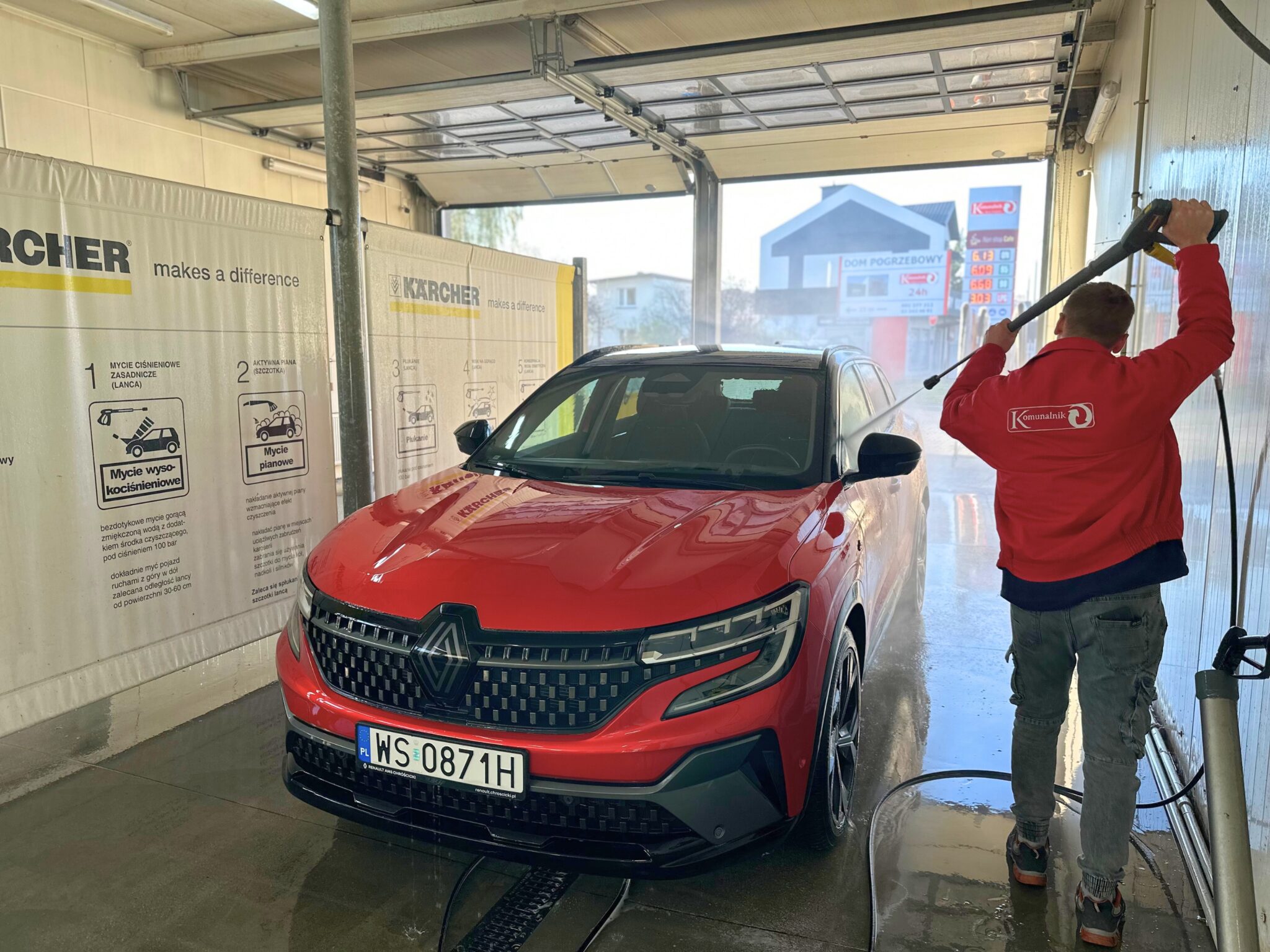 Myjnia Yello Karcher w Białej Podlaskiej – profesjonalne mycie Renault Austral. Dokładne czyszczenie, połysk i ochrona lakieru