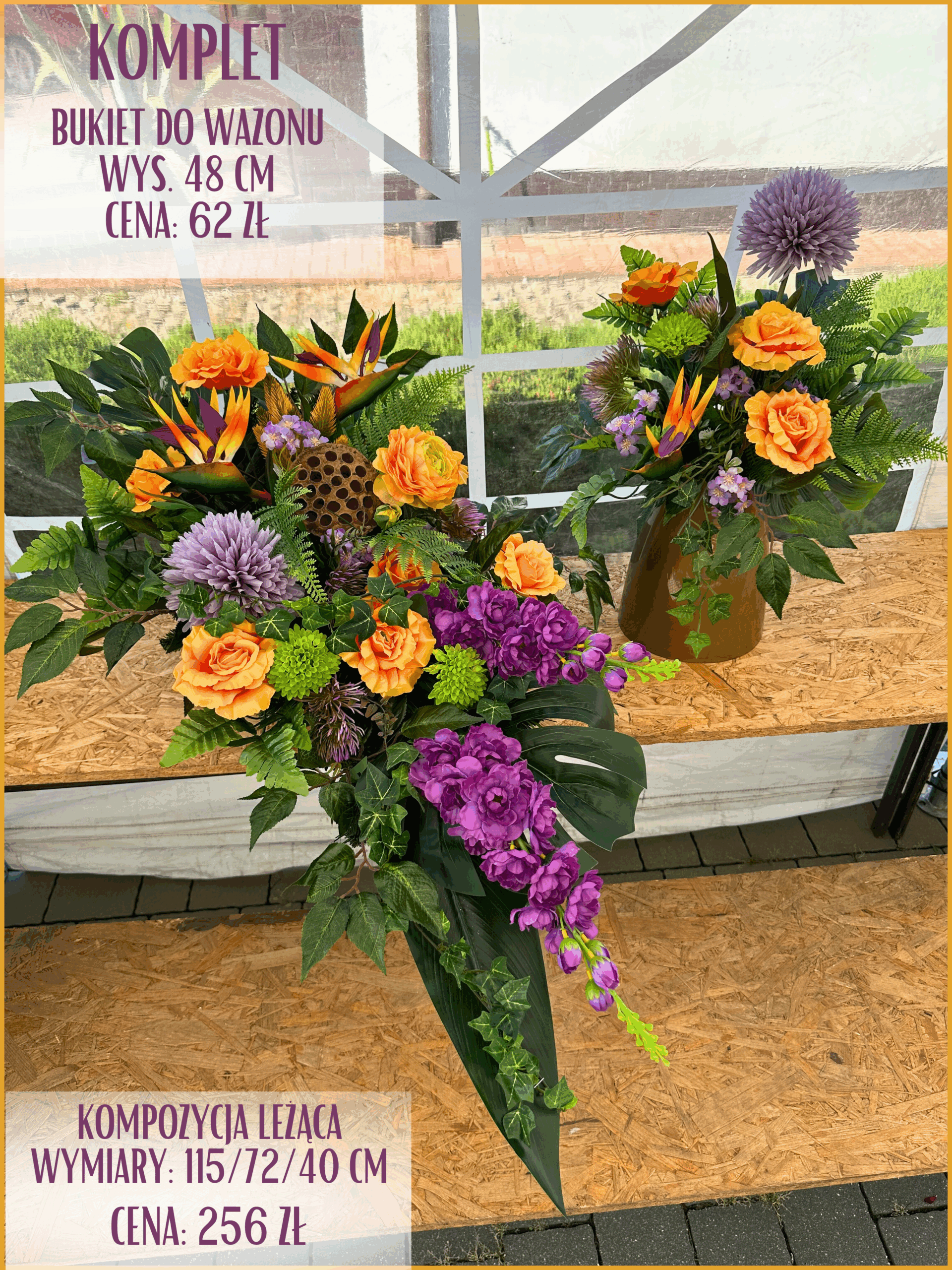 Dekoracje nagrobne na 1 listopada – zamówienia