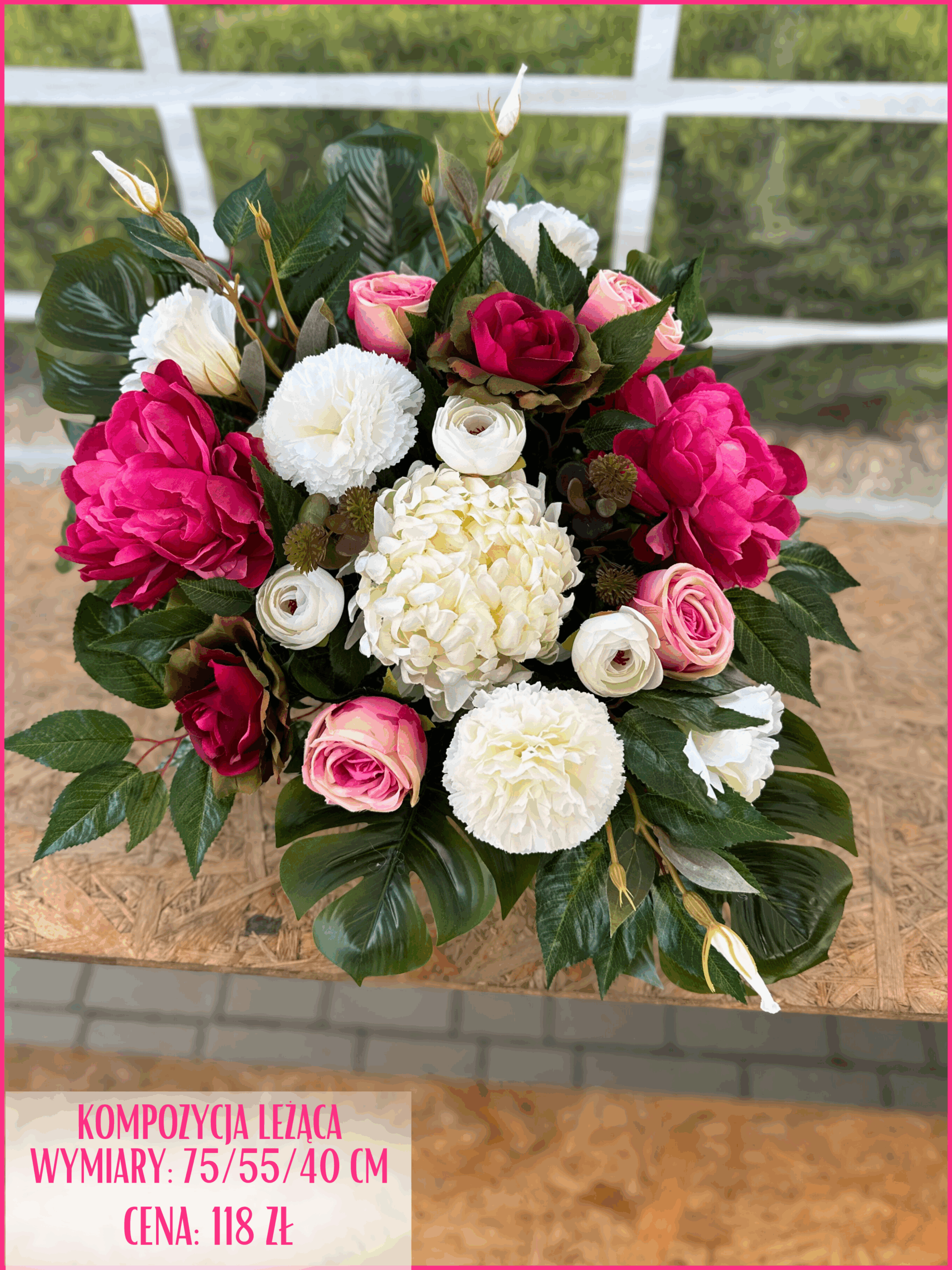 Kompozycja nagrobna w klasycznej formie