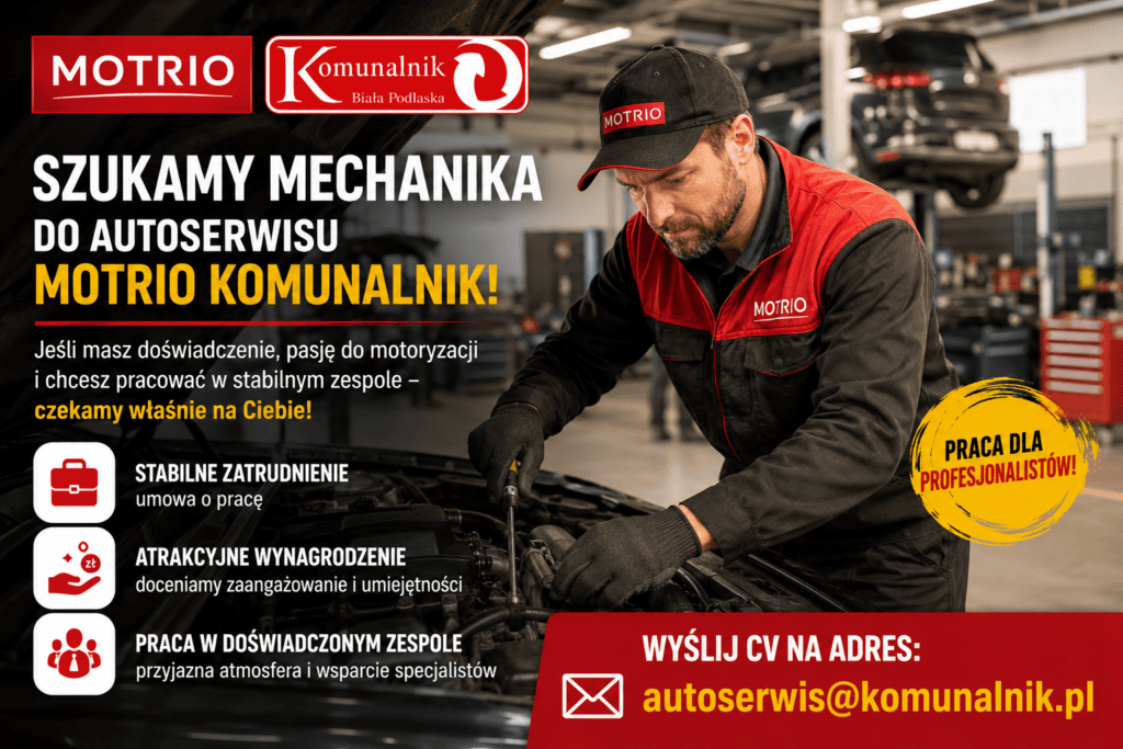 ogłoszenie o pracę mechanik warsztat